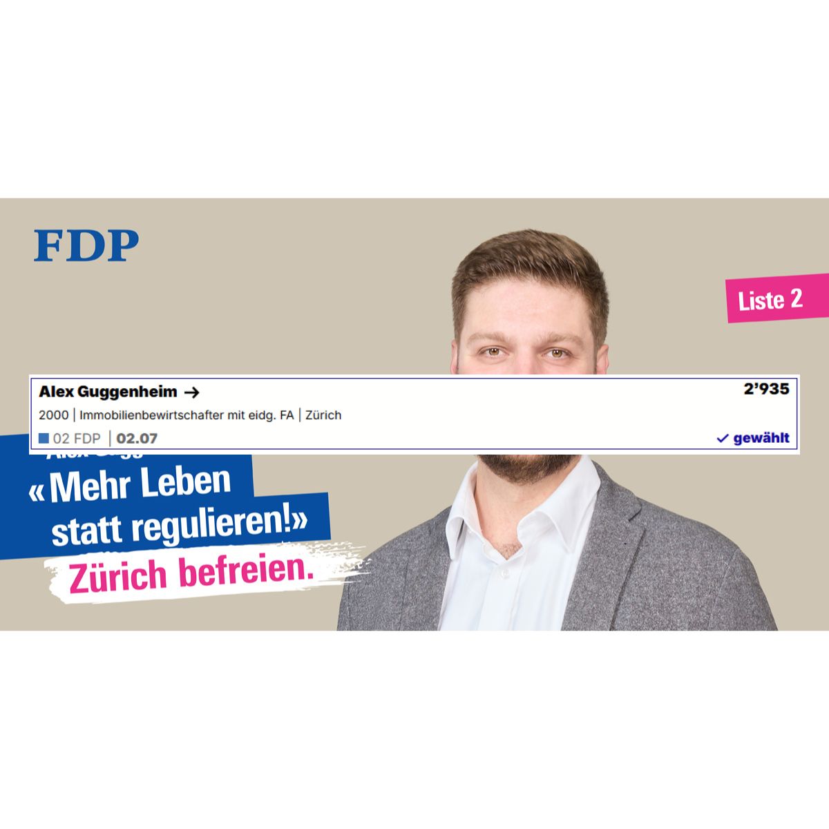 Resultat der Gemeinderatswahlen